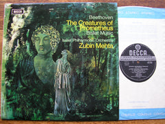 BEETHOVEN: THE CREATURES OF PROMETHEUS ZUBIN MEHTA / ISRAEL PHILHARMONIC ORCHESTRA SXL 6438