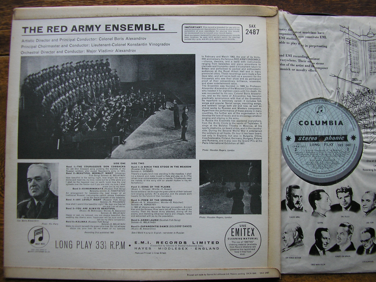 RED ARMY ENSEMBLE: CHORAL / VOCAL &  ORCHESTRAL MUSIC  SAX 2487