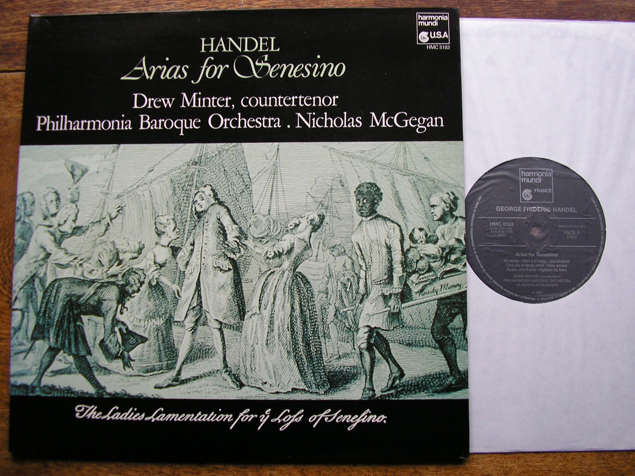 HANDEL: ARIAS FOR SENESINO DREW MINTER / PBO / NICHOLAS McGEGAN HMC 51 ...