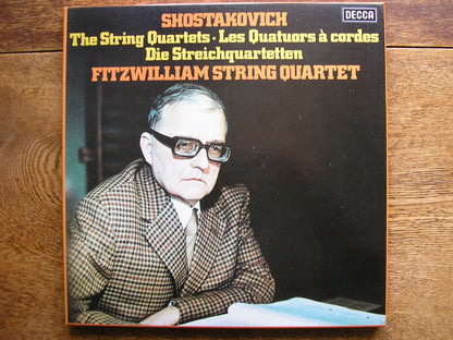 SHOSTAKOVICH: THE STRING QUARTETS   FITZWILLIAM STRING QUARTET   D188D7
