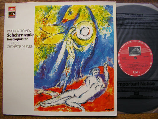 RIMSKY - KORSAKOV: SCHEHERAZADE  MSITSLAV ROSTROPOVICH / ORCHESTRE DE PARIS  ASD 3047