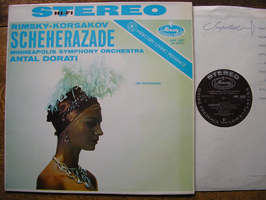 RIMSKY - KORSAKOV: SCHEHERAZADE  ANTAL DORATI / MINNEAPOLIS SYMPHONY ORCHESTRA   AMS 16057