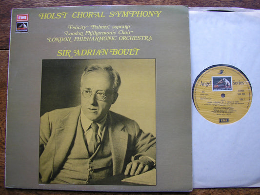 HOLST: CHORAL SYMPHONY   PALMER / LONDON PHILHARMONIC ORCHESTRA / BOULT  SAN 354
