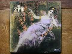 DELIBES: SYLVIA (Complete Ballet) BONYNGE / NEW PHILHARMONIA ORCHESTRA  SXL 6635 - 6