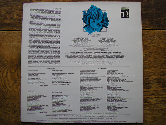 VARESE: OFFRANDES / INTEGRALES / OCTANDRE  SOLOISTS / CCE / WEISBERG  H 71269