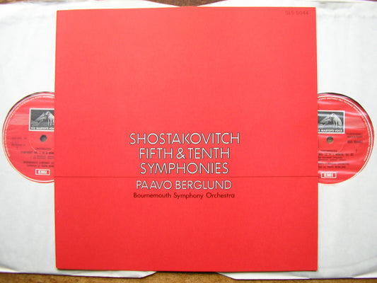 SHOSTAKOVICH: SYMPHONIES Nos. 5 & 10   BERGLUND / BOURNEMOUTH SYMPHONY   SLS 5044