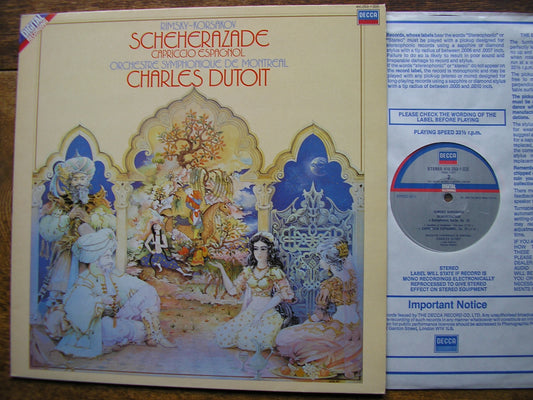 RIMSKY - KORSAKOV: SCHEHERAZADE  CHARLES DUTOIT / MONTREAL SYMPHONY  410 253