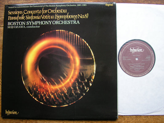 SESSIONS: CONCERTO FOR ORCHESTRA / PANUFNIK: SINFONIA VOTIVA  OZAWA / BSO  A66050