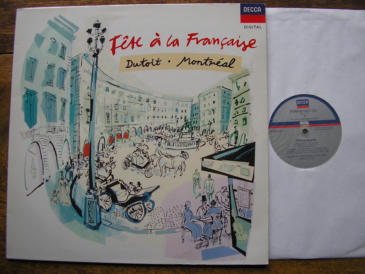 FETE a la FRANCAISE: BIZET / CHABRIER / THOMAS / SATIE / IBERT      MONTREAL SYMPHONY / DUTOIT    421 527