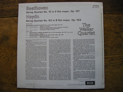 BEETHOVEN / HAYDN: STRING QUARTETS  THE WELLER QUARTET   SXL 6423