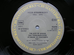 STRAVINSKY: THE RITE OF SPRING  MEHTA / NEW YORK PHILHARMONIC   76676
