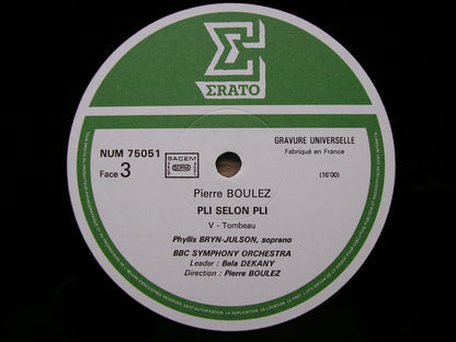 BOULEZ: PLI SELON PLI   BRYN-JULSON / BBC SYMPHONY / BOULEZ   NUM 75050