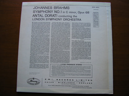 BRAHMS: SYMPHONY No. 1   DORATI / LONDON SYMPHONY     AMS 16082