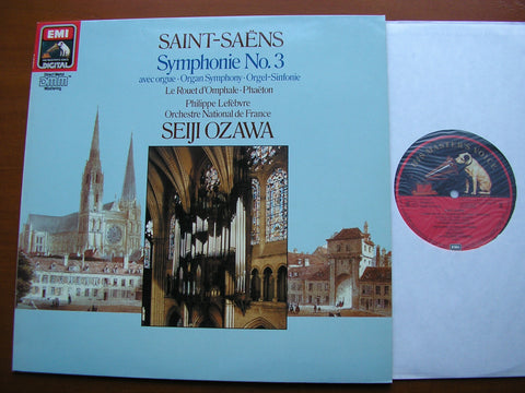 SAINT - SAENS: SYMPHONY No. 3 / PHAETON / LE ROUET D'OMPHALE     OZAWA / FRENCH NATIONAL ORCHESTRA   27 0499