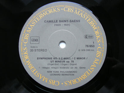 SAINT - SAENS: SYMPHONY No. 3     BERNSTEIN / NEW YORK PHILHARMONIC    76653