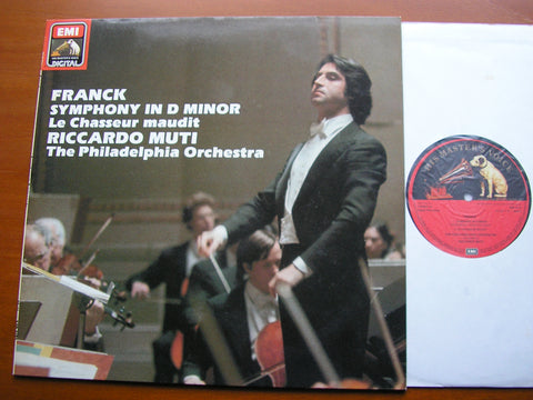 FRANCK: SYMPHONY on D / LE CHASSEUR MAUDIT    MUTI / PHILADELPHIA ORCHESTRA   ASD 4175