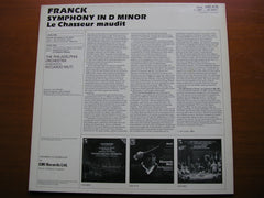 FRANCK: SYMPHONY on D / LE CHASSEUR MAUDIT    MUTI / PHILADELPHIA ORCHESTRA   ASD 4175