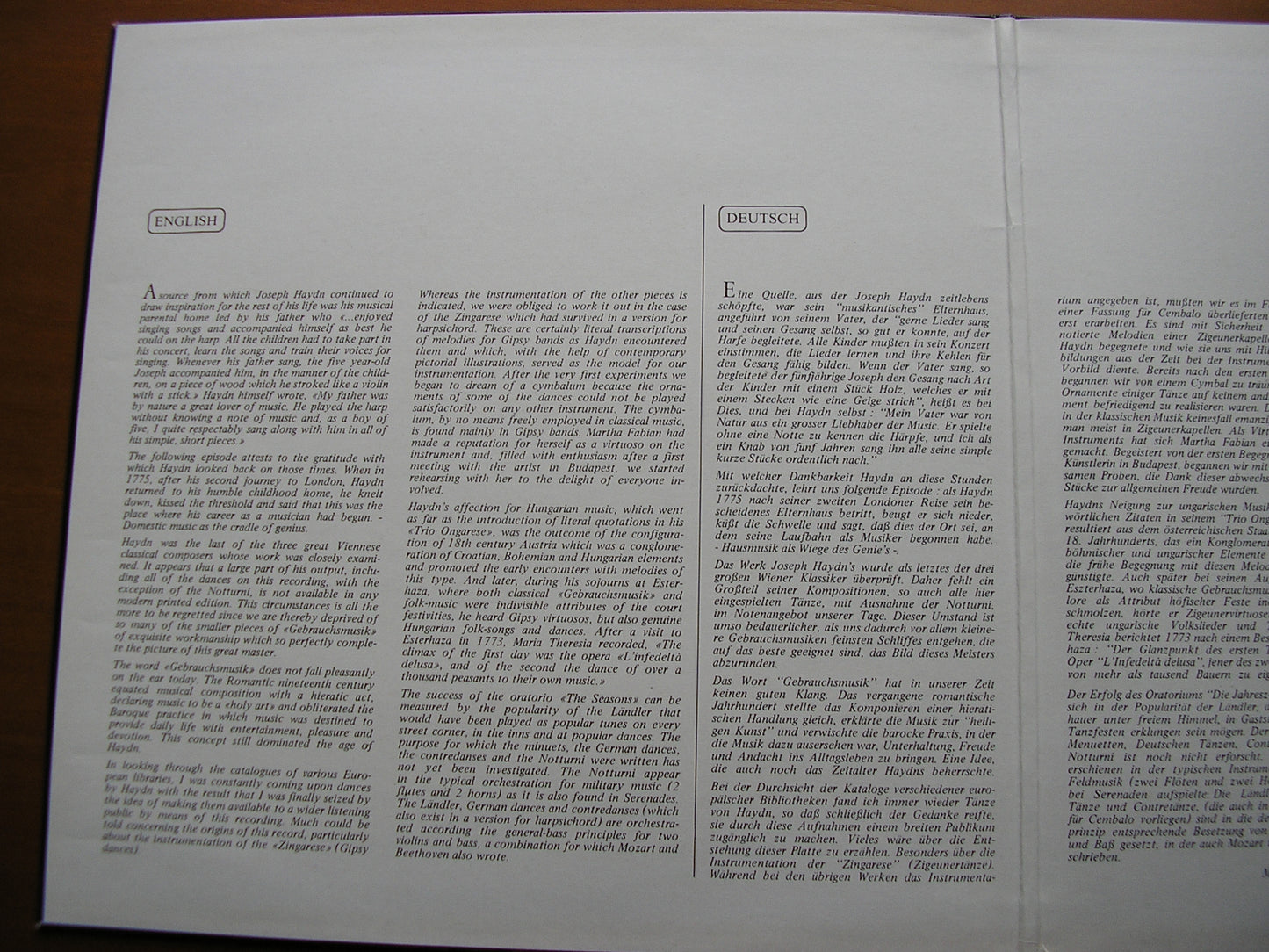 HAYDN: ZINGARESE / LANDLER / NOCTURNES     BELLA MUSICA / DITTRICH     HM 1057