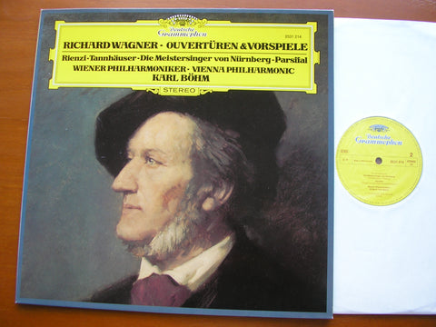 WAGNER: OVERTURES & PRELUDES   BOHM / VIENNA PHILHARMONIC     2531 214