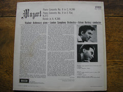 MOZART: PIANO CONCERTOS Nos. 8 & 9  ASHKENAZY / LONDON SYMPHONY / KERTESZ    SXL 6259