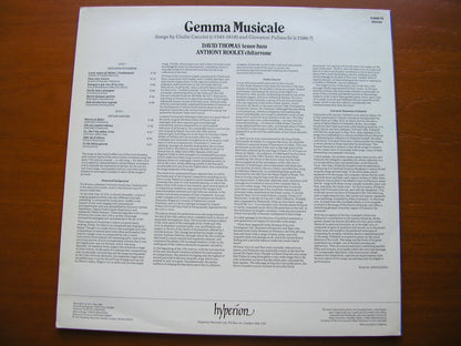 GEMMA MUSICALE: SONGS BY CACCINI & PULIASCHI    THOMAS / ROOLEY    A66078