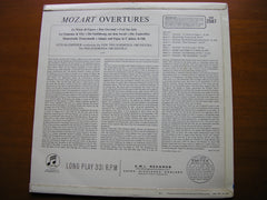 MOZART: OVERTURES / MASONIC FUNERAL MUSIC / ADAGIO & FUGUE K546     KLEMPERER / PHILHARMONIA    SAX 2587