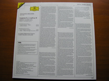 BRAHMS: SYMPHONY No. 1   GIULINI / LOS ANGELES PHILHARMONIC   2532 056