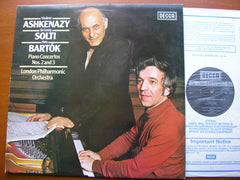 BARTOK: PIANO CONCERTOS Nos. 2 & 3 VLADIMIR ASHKENAZY / LONDON PHILHARMONIC / SIR GEORG SOLTI     SXL 6937