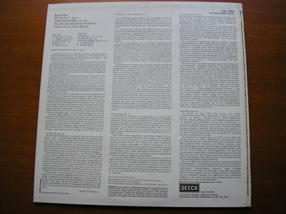 BARTOK: SUITE No. 1 / TWO PICTURES ANTAL DORATI / DETROIT SYMPHONY ORCHESTRA SXL 6897