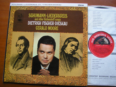 SCHUMANN: LIEDERKREIS Op. 39 / FOUR SONGS    FISCHER-DIESKAU / MOORE    ASD 650