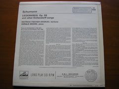 SCHUMANN: LIEDERKREIS Op. 39 / FOUR SONGS    FISCHER-DIESKAU / MOORE    ASD 650