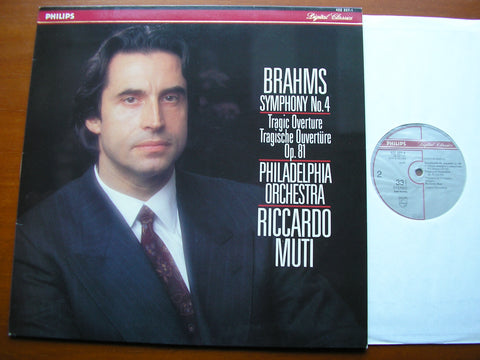 BRAHMS: SYMPHONY No. 4 / TRAGIC OVERTURE    MUTI / PHILHADELPHIA ORCHESTRA   422 337