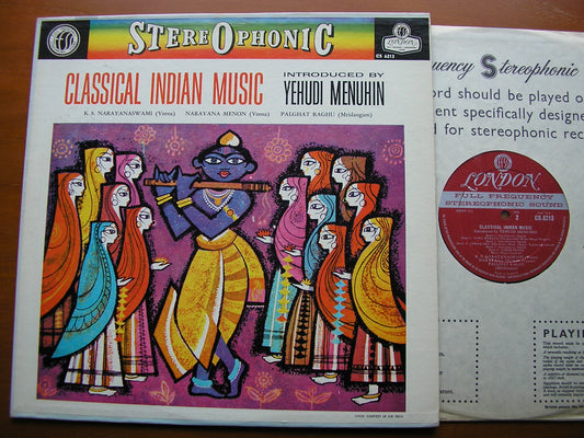 CLASSICAL INDIAN MUSIC   NARAYANASWAMI / MENON / RAGHU / MENUHIN     CS 6213