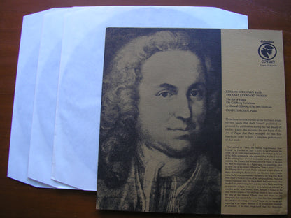 BACH: THE LAST KEYBOARD WORKS     CHARLES ROSEN     32 36 0020