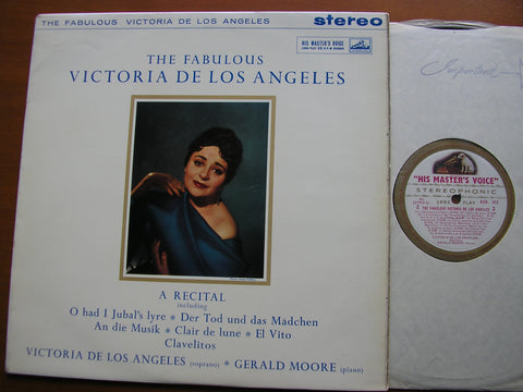 THE FABULOUS VICTORIA DE LOS ANGELES    SONG RECITAL WITH GERALD MOORE     ASD 413