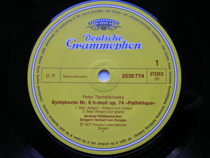 TCHAIKOVSKY: SYMPHONY No. 6 'Pathetique'    KARAJAN / BERLIN PHILHARMONIC   2530 774