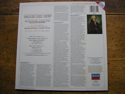 ALICIA DE LARROCHA PLAYS MOZART / BACH - BUSONI / HANDEL    417 372