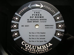 RESPIGHI: PINES OF ROME / FOUNTAINS OF ROME    ORMANDY / PHILADELPHIA ORCHESTRA   MS 6001