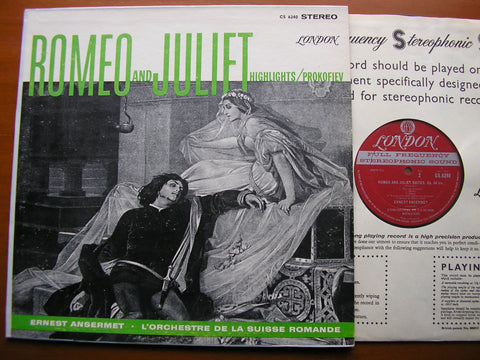 PROKOFIEV: ROMEO & JULIET Highlights    ANSERMET / SUISSE ROMANDE   CS 6240