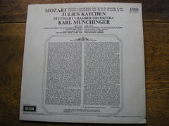 MOZART: PIANO CONCERTOS Nos. 20 & 25   KATCHEN / STUTTGART CHAMBER ORCHESTRA / MUNCHINGER   SXL 6297