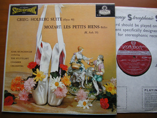 GRIEG: HOLBERG SUITE / MOZART: LES PETITS RIENS     MUNCHINGER / STUTTGART CHAMBER ORCHESTRA    CS 6088