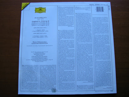 SIBELIUS: SYMPHONY No. 2    BERNSTEIN / VIENNA PHILHARMONIC    419 772