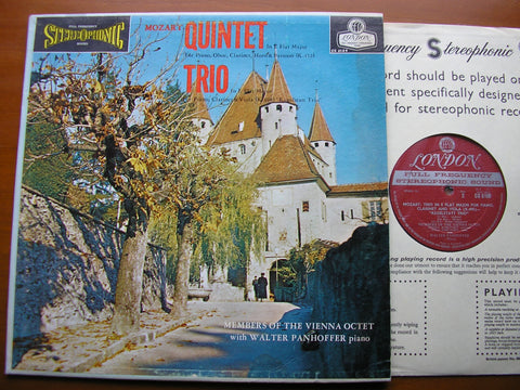 MOZART: QUINTET K452 / TRIO K498   PANNHOFER / MEMBERS OF VIENNA OCTET   CS 6109