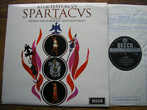 KHACHATURIAN: SPARTACUS / GAYANEH    ARAM KHACHATURIAN / VIENNA PHILHARMONIC   SXL 6000