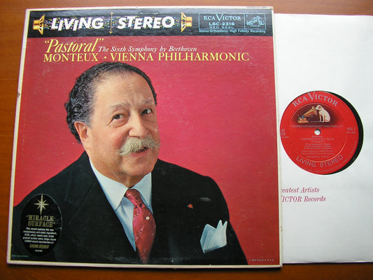 BEETHOVEN: SYMPHONY No. 6 'Pastoral'    MONTEUX / VIENNA PHILHARMONIC    LSC 2316