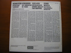BERNSTEIN / COPLAND / GERSHWIN: ORCHESTRAL WORKS    MEHTA / LOS ANGELES PHILHARMONIC    SXL 6811