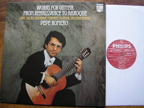 GUITAR MUSIC FROM RENAISSANCE TO BAROQUE    PEPE ROMERO   9500 351