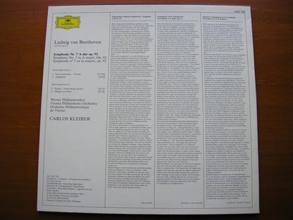 BEETHOVEN: SYMPHONY No. 7    KLEIBER / VIENNA PHILHARMONIC   2530 706