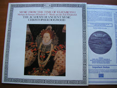 MUSIC FROM THE TIME OF ELIZABETH I      THE ACADEMY OF ANCIENT MUSIC / CHRISTOPHER HOGWOOD     DSLO 606