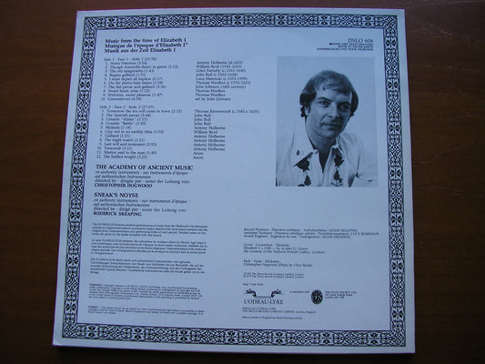 MUSIC FROM THE TIME OF ELIZABETH I      THE ACADEMY OF ANCIENT MUSIC / CHRISTOPHER HOGWOOD     DSLO 606
